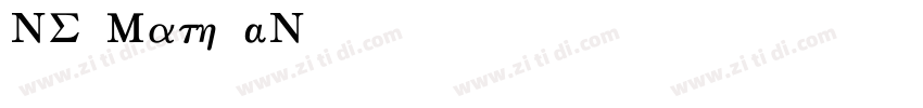 NS Math CN字体转换